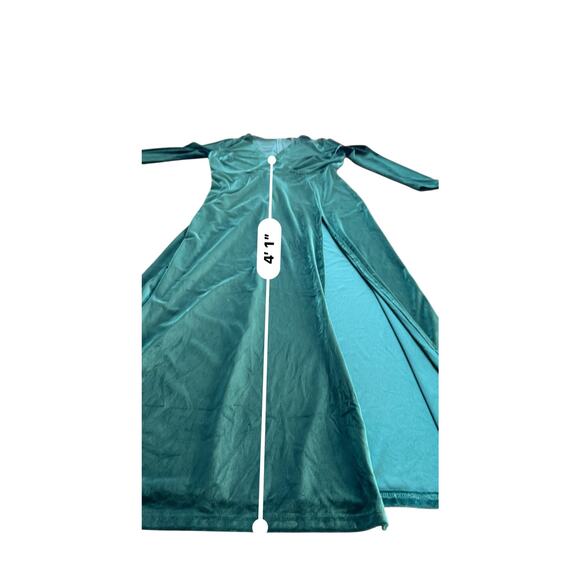 Lulus Green Velvet Gown - Size XL - Picture 11 of 11